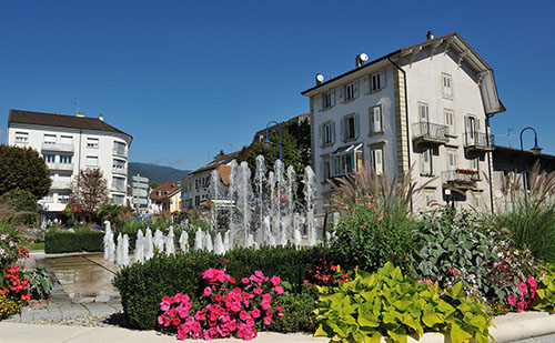 Divonne les Bains city center