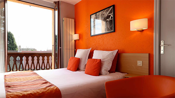 chambre orange