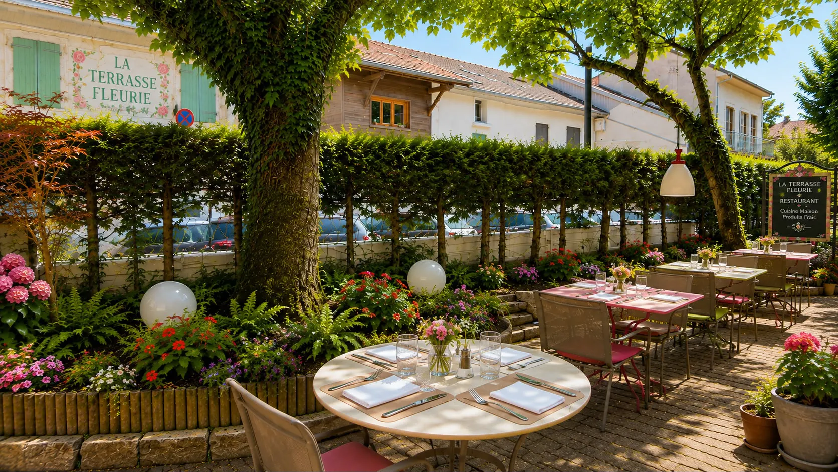 Terrasse de l'hotel